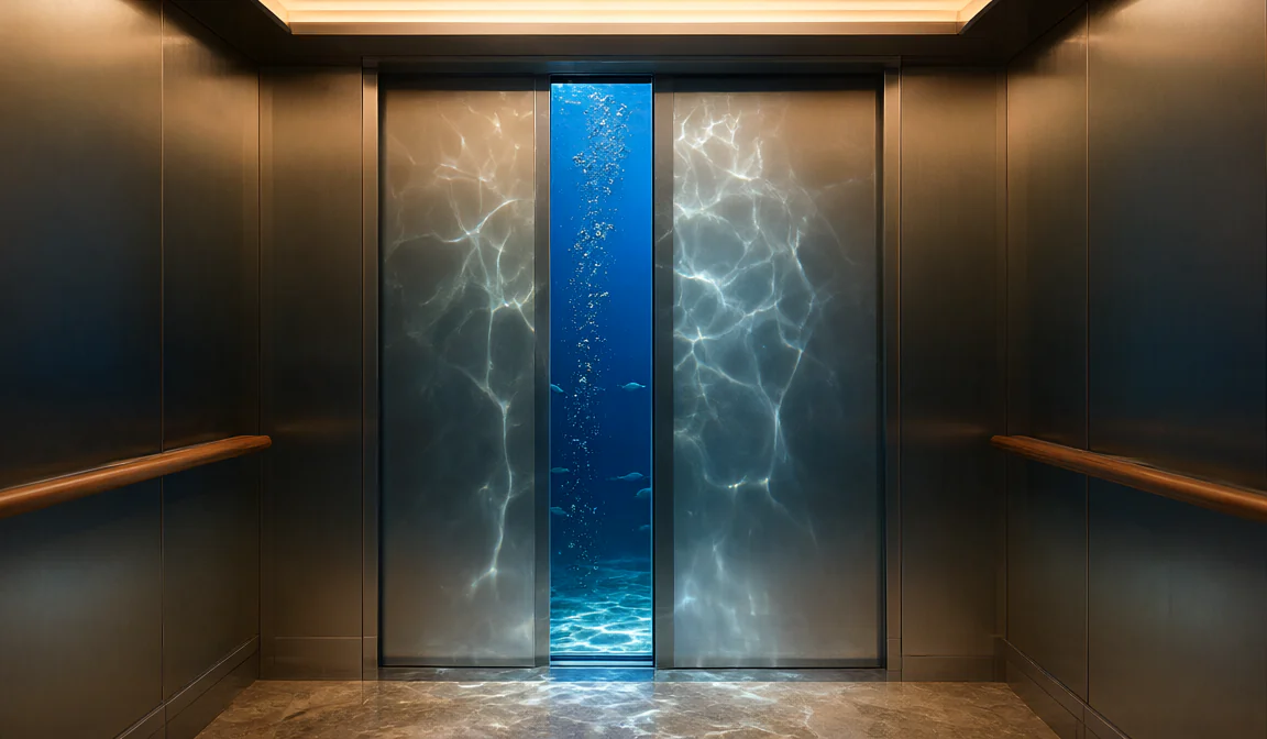 First frame: The Elevator to the Deep