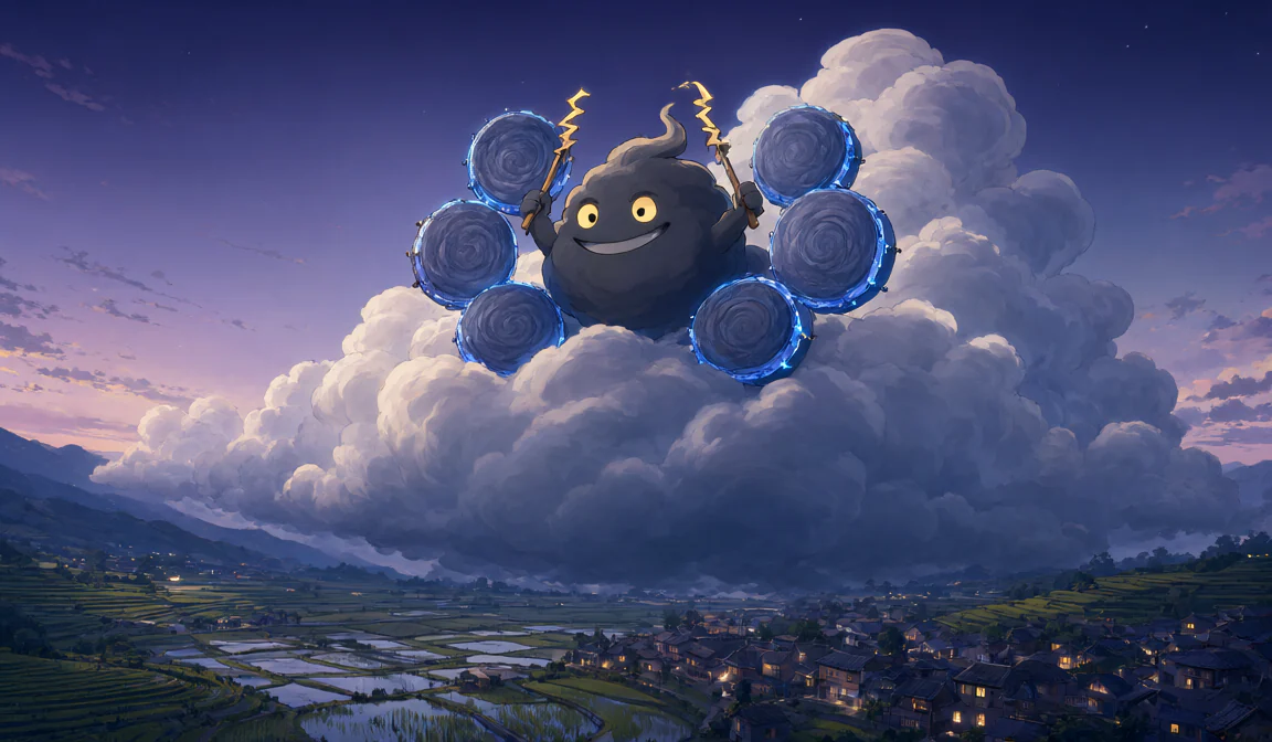 First frame: Thundercloud Drummer