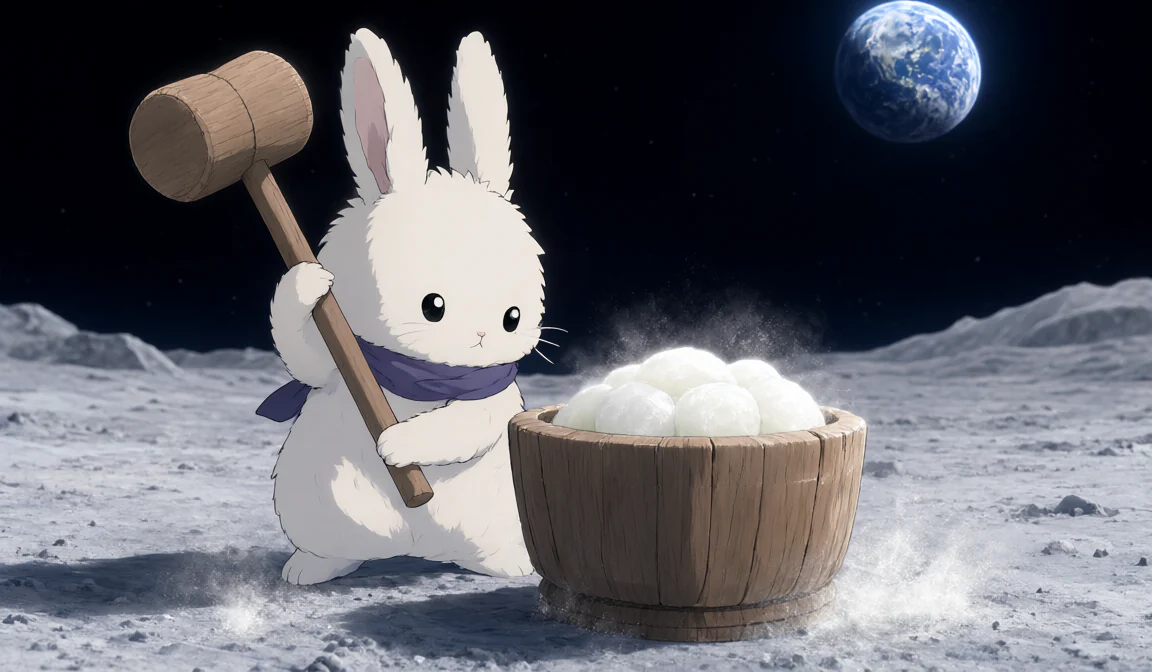 Moon Rabbit Mochi